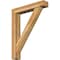Ekena Millwork Traditional Block Rough Sawn Bracket w/ Offset Brace, Western Red Cedar, 6"W x 32"D x 40"H BKT0604X32X40TRA05RWR - alternate 1